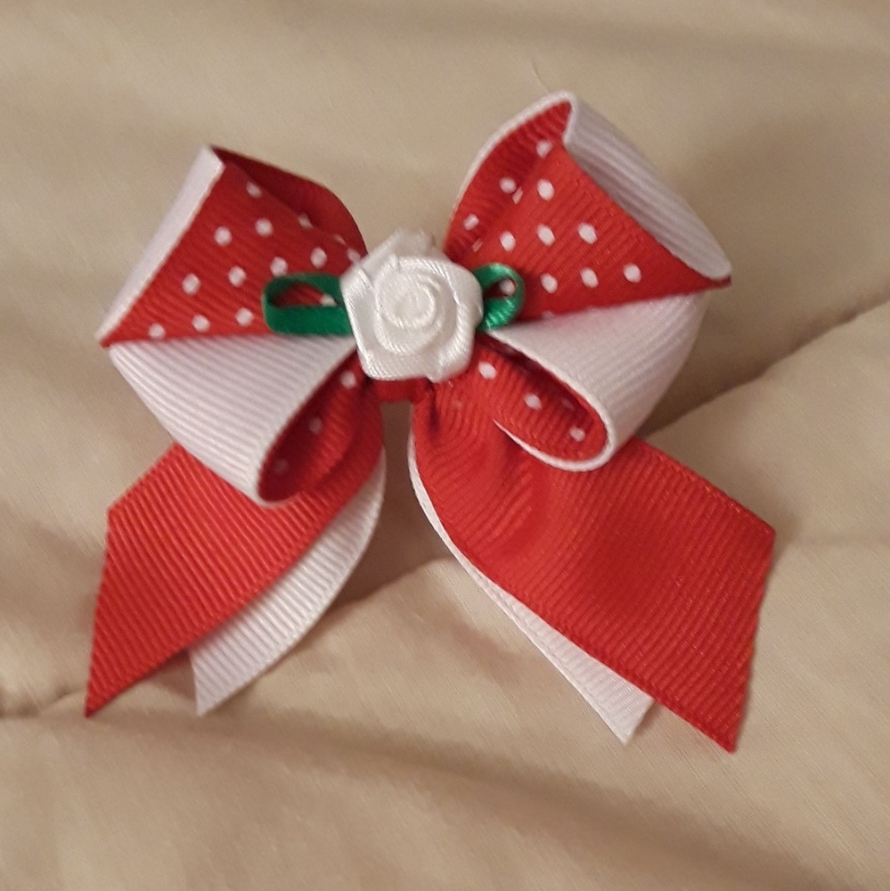 Cristhmans hair bow elastic